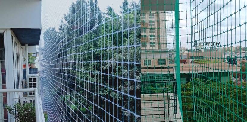 Bird Nets For Balconies In Hyderabad | Call 9908231644 Free Installation