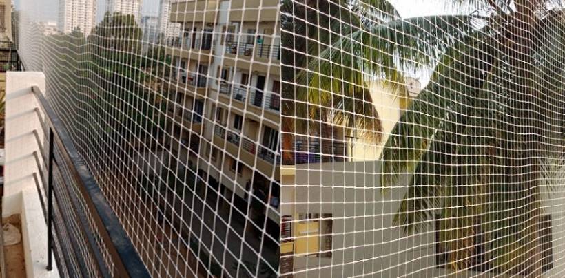 Bird Nets In hyderabad for Balcony | Call 9908231644 To Get Charges Near Me